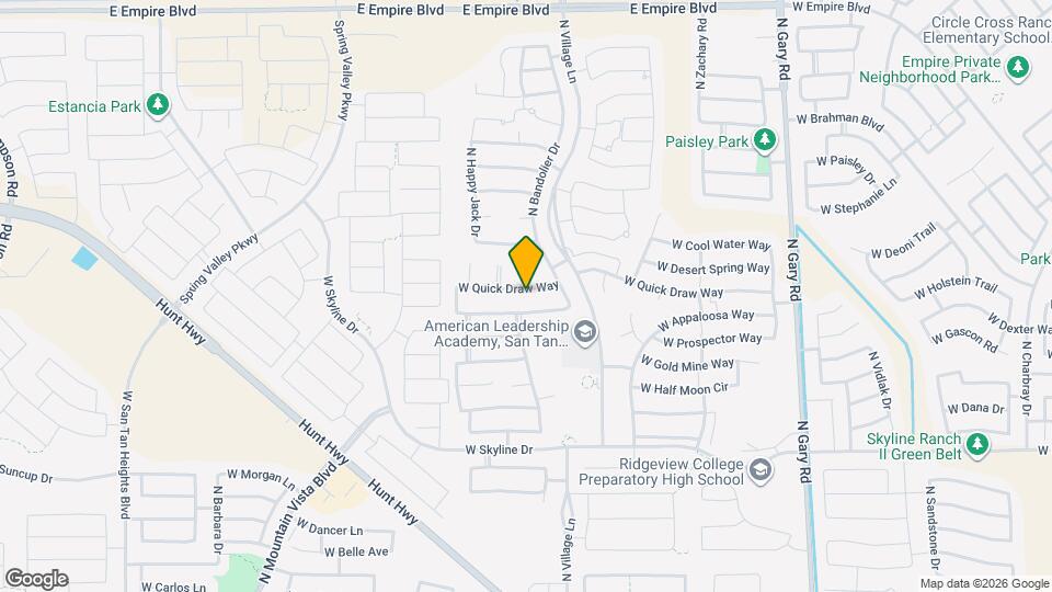 2465 W Quick Draw Way Map and Location Details