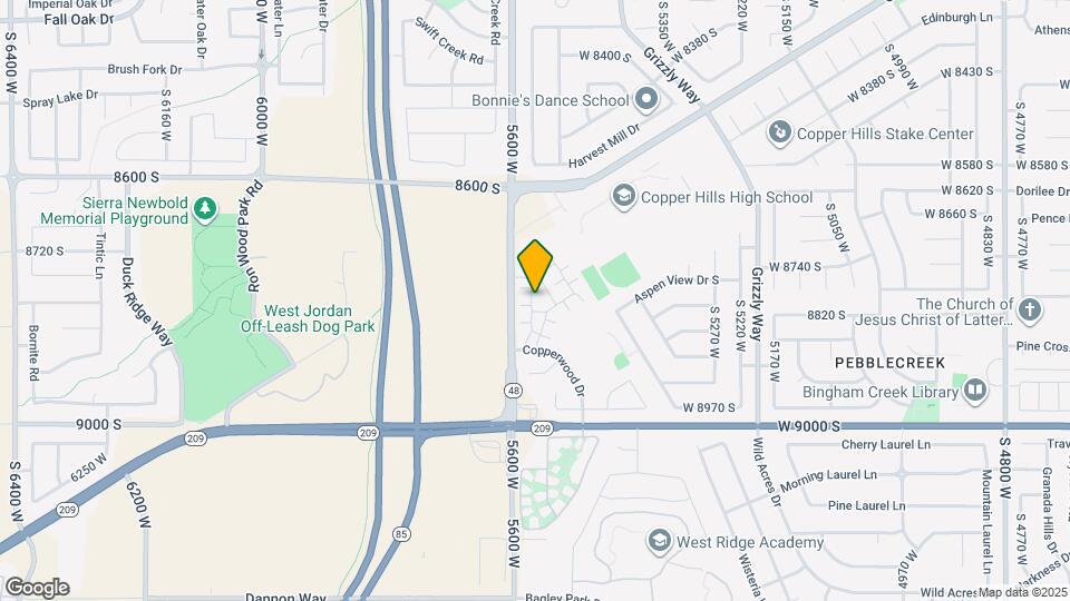 8789 S Caliente Dr Mapa y Detalles de la Ubicación