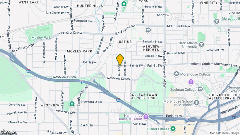 1150 Fair St SW Map and Location Details