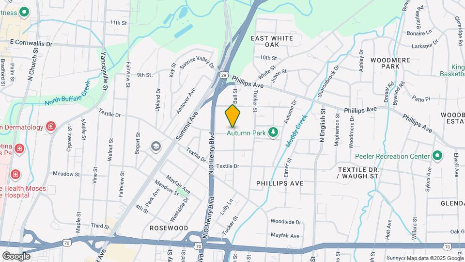 1517 Boone St Map and Location Details