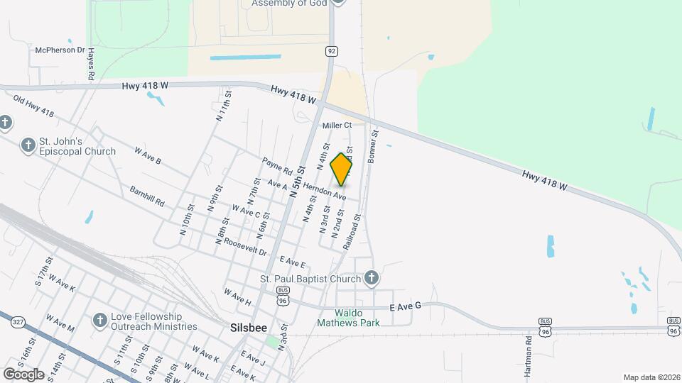 1101 N 2nd St Map and Location Details