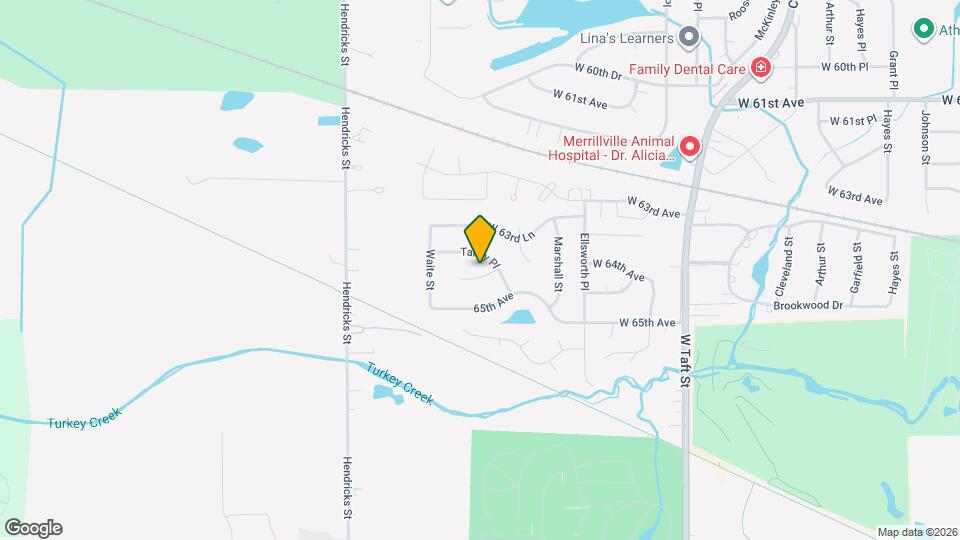 2848 W 64th Ct Map and Location Details