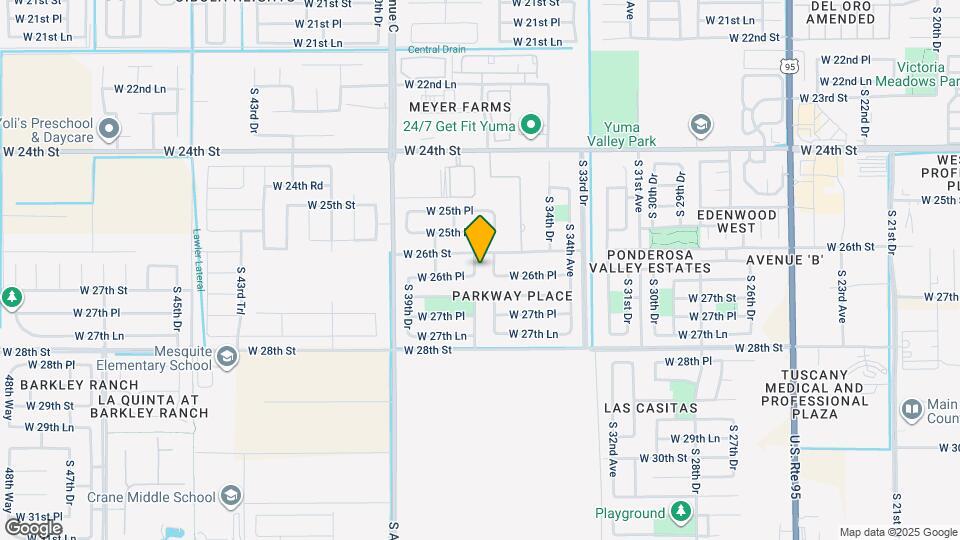 2637 S 37th Dr Map and Location Details