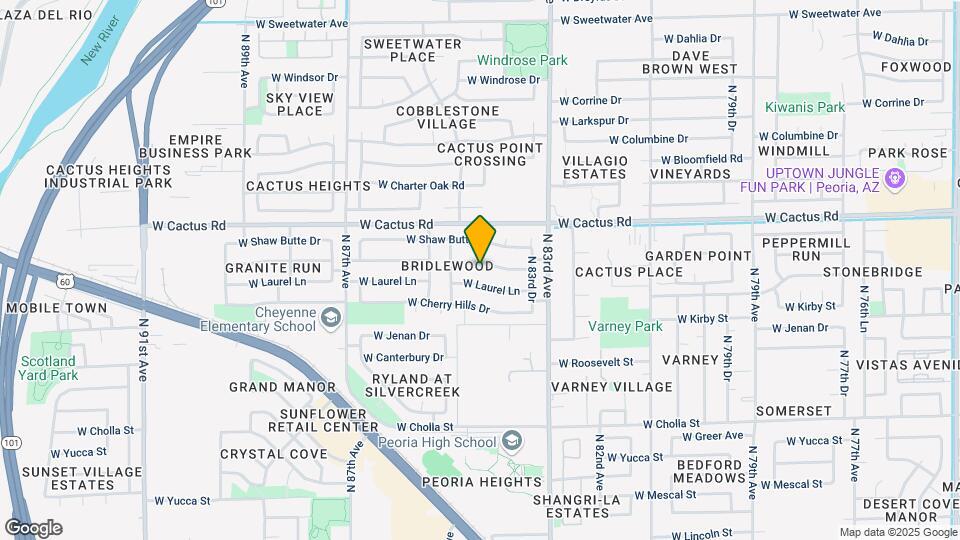 8425 W Paradise Dr Map and Location Details