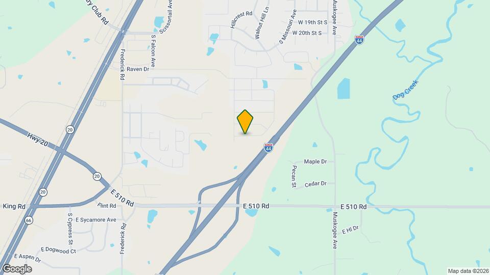 1103 W Fargo Ln Map and Location Details
