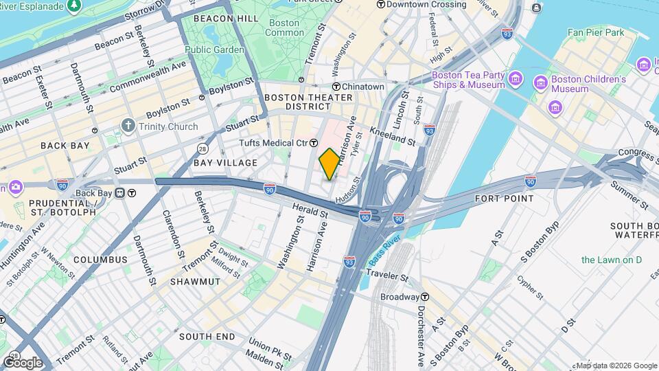 229 Harrison Ave, Unit 1 Mapa y Detalles de la Ubicación