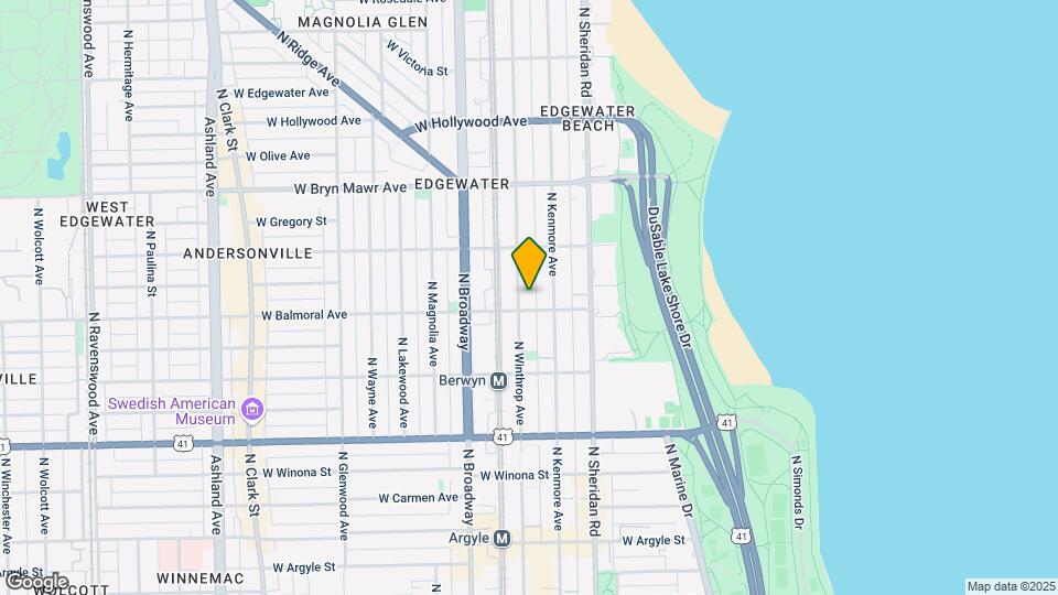 5411 N Winthrop Ave-Unit -Apt IG*404 Map and Location Details