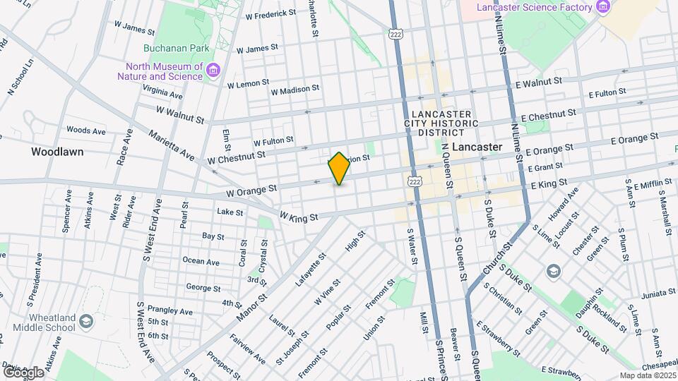 33 N Charlotte St Map and Location Details