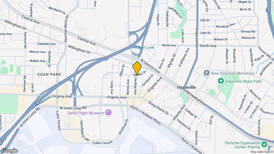 866 Custer St Map and Location Details