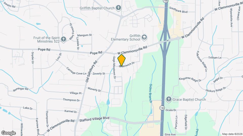 1474 Bromwich Dr Map and Location Details