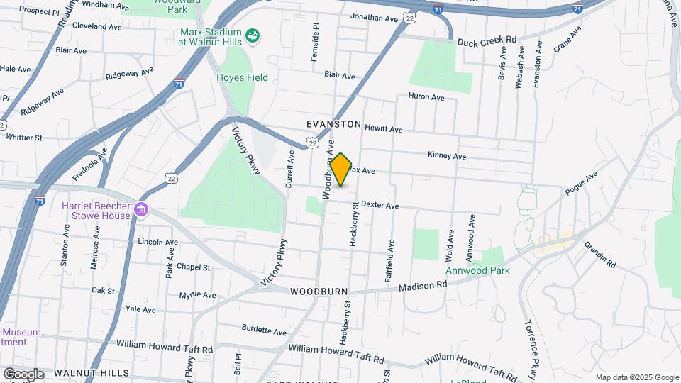 1615 Merrimac St Map and Location Details
