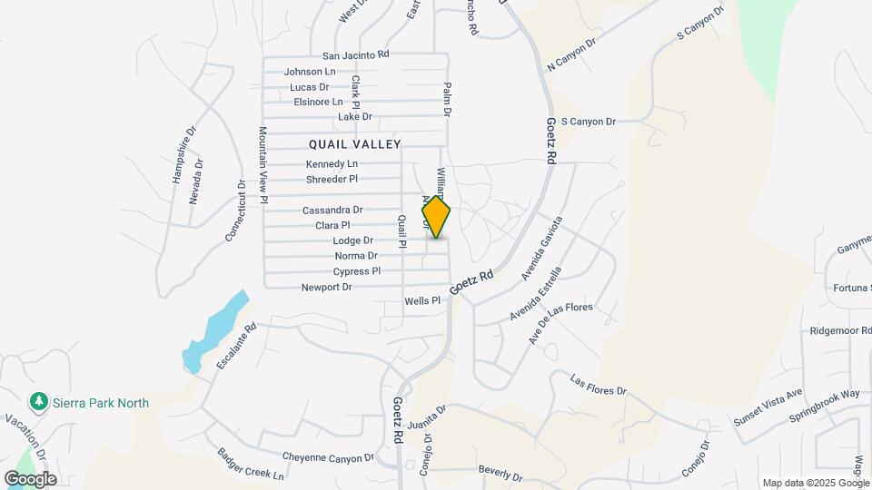 23963 Lodge Dr Mapa y Detalles de la Ubicación