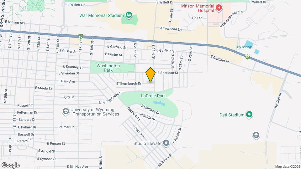 2126 E Thornburgh Dr Map and Location Details