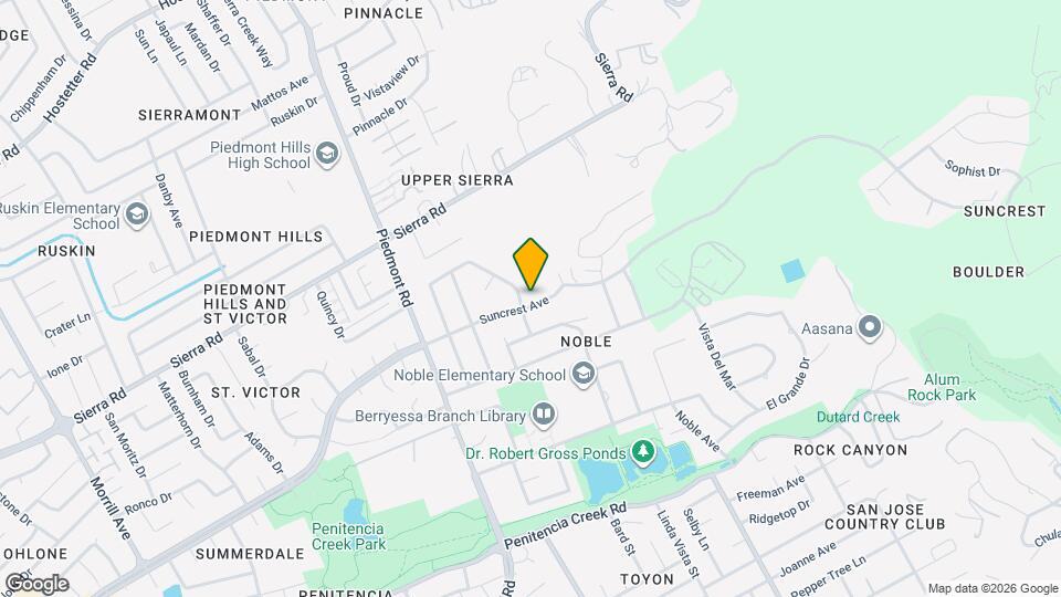 3399 Burgundy Dr Mapa y Detalles de la Ubicación