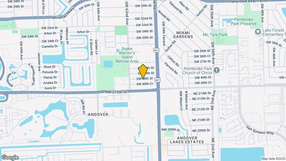6046 SW 40th St Mapa y Detalles de la Ubicación