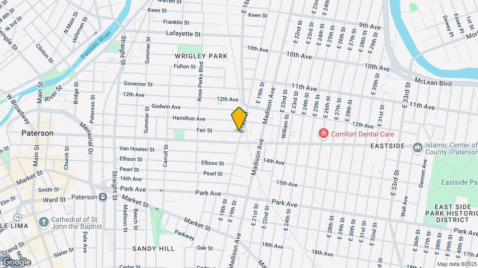 614 E 18th St Mapa y Detalles de la Ubicación