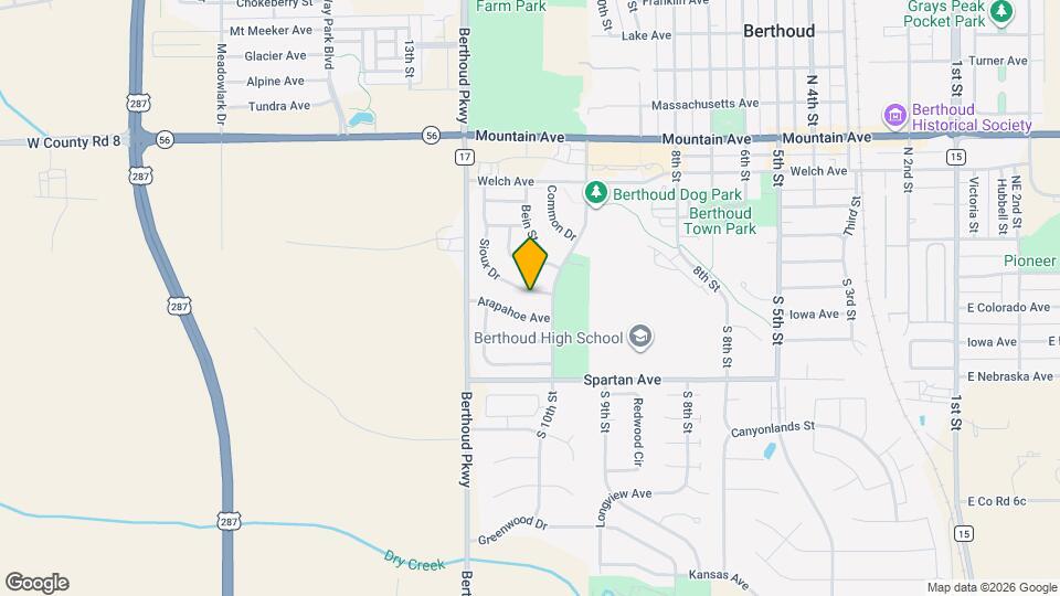 207 Sioux Dr Map and Location Details