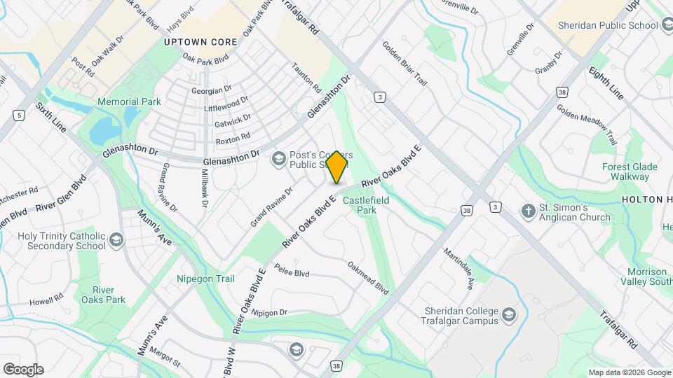 215 River Oaks Blvd E Map and Location Details