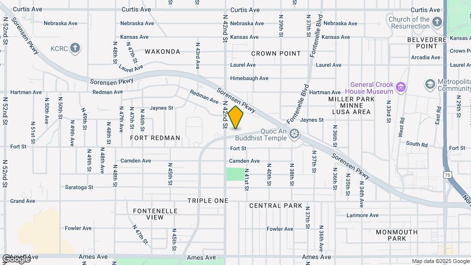 5410 Fontenelle Blvd Map and Location Details