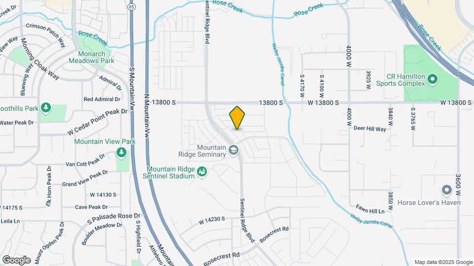 13926 S Champlin Peak Dr Map and Location Details