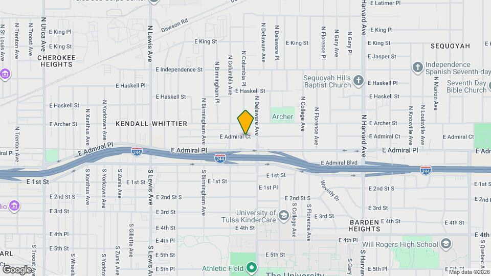 2730 E Admiral Ct Map and Location Details