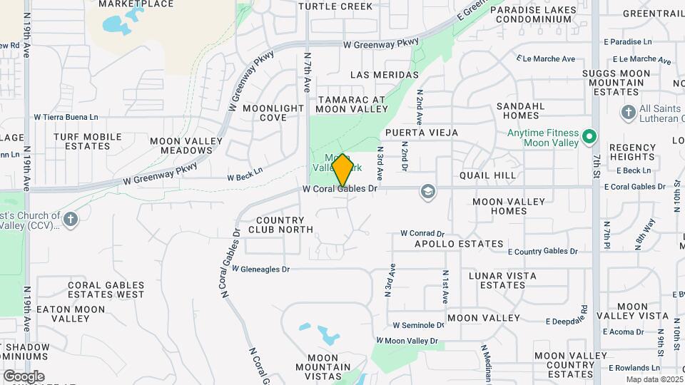 601 W Coral Gables Dr Map and Location Details