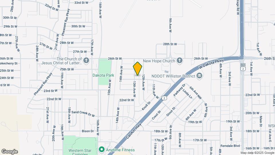 1218 24th St W Map and Location Details