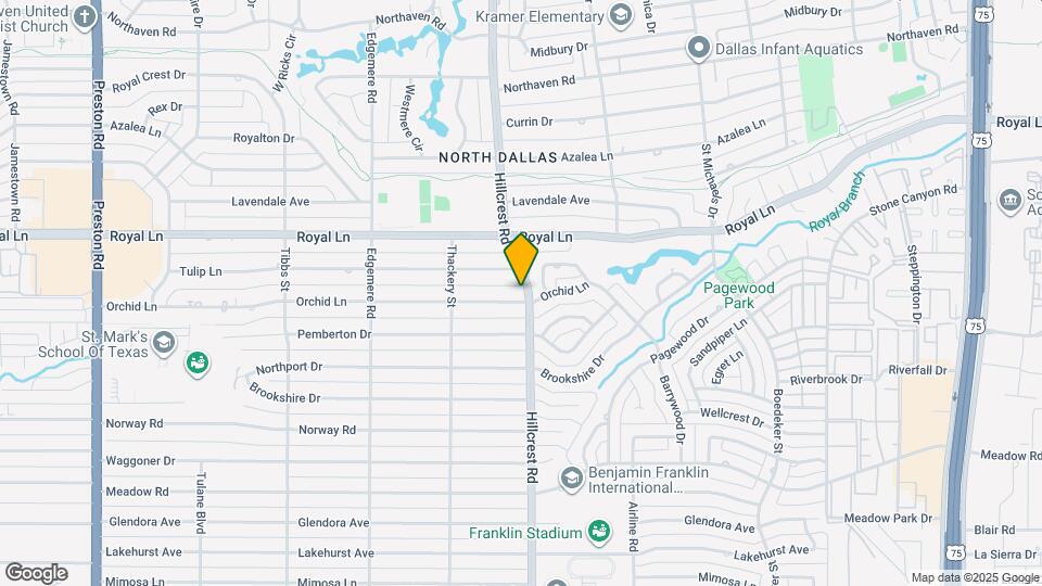 6839 Orchid Ln Map and Location Details