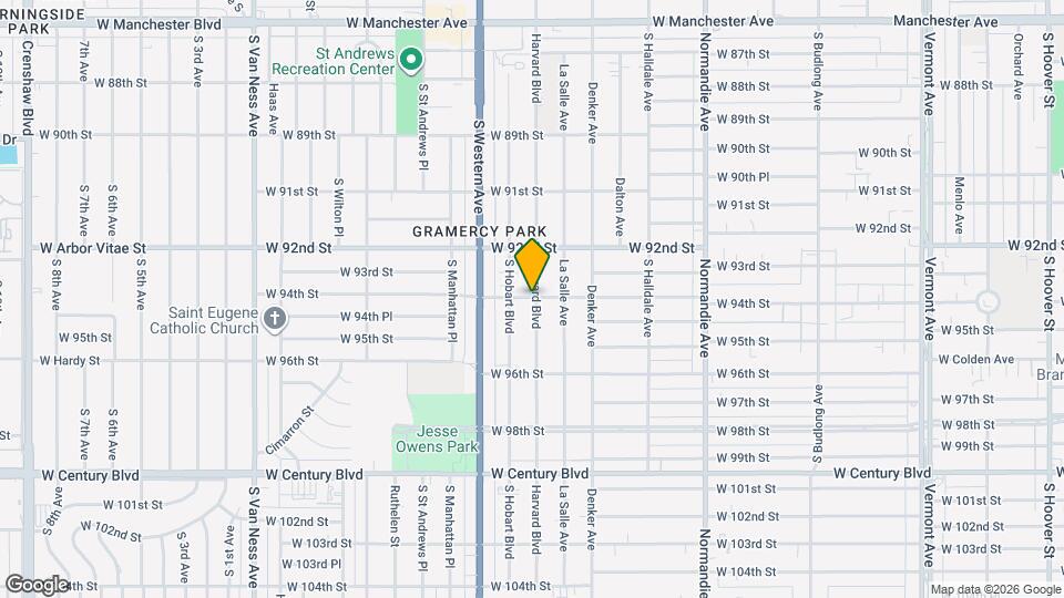 1704 W 94th St Map and Location Details