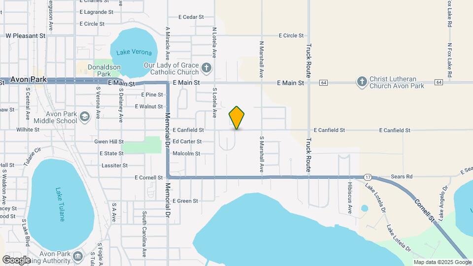 523 Las Palmas Cir Map and Location Details