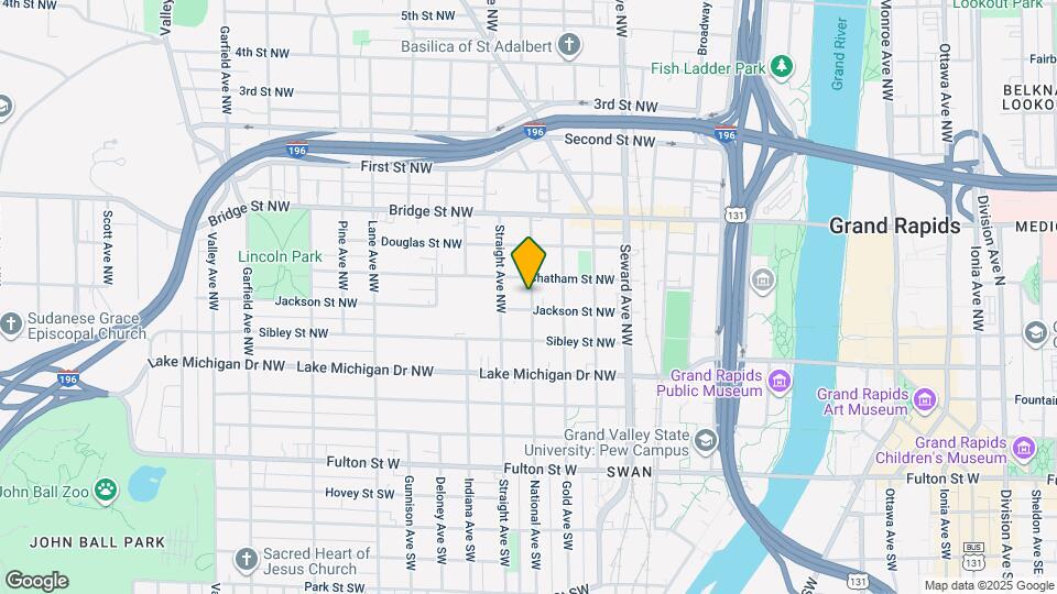 245 National Ave NW Map and Location Details