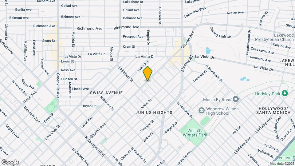 5916 Gaston Ave, Unit 304 Map and Location Details