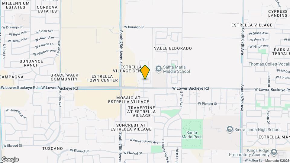 7340 W Preston Ln Map and Location Details