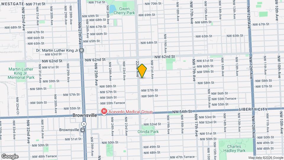 2180 NW 59th St Map and Location Details