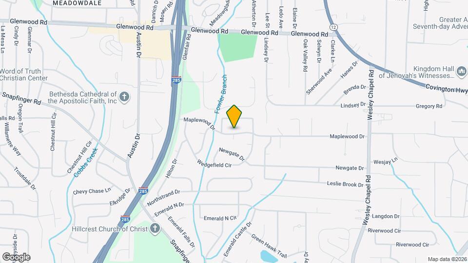 3992 Maplewood Dr Map and Location Details