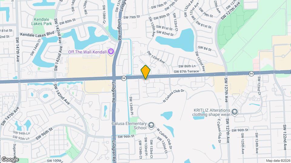 13381 SW 88th Terrace Map and Location Details