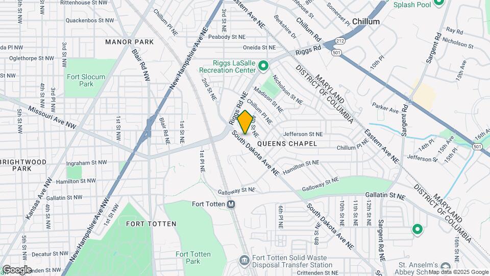 5519 South Dakota Ave NE Map and Location Details