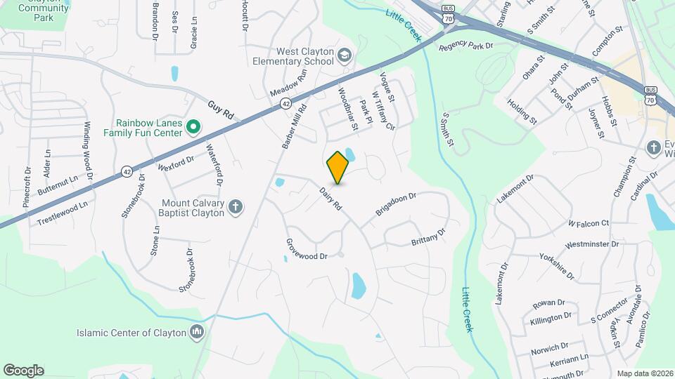2801 Bennington Dr Map and Location Details