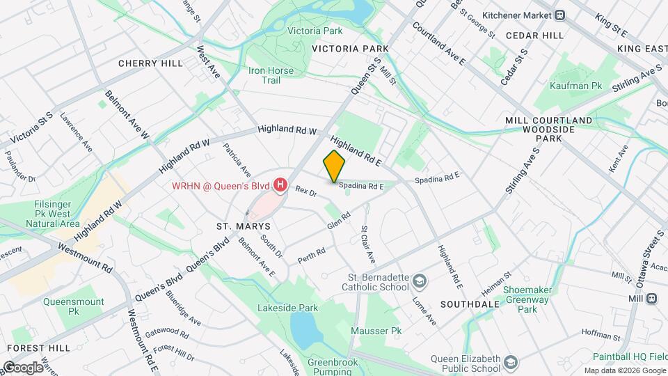 Spadina Apartments Map and Location Details