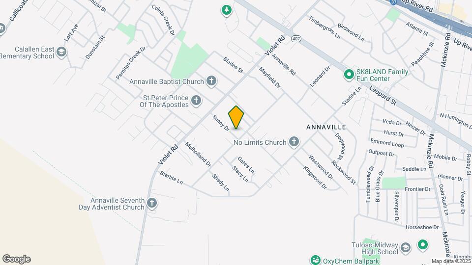 11012 Sunny Dr Map and Location Details