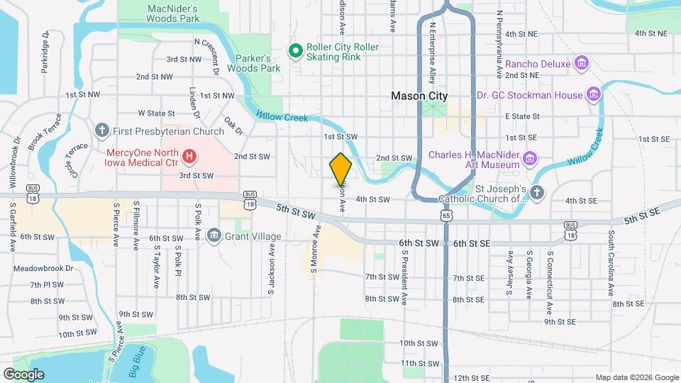 402 4th St SW Map and Location Details