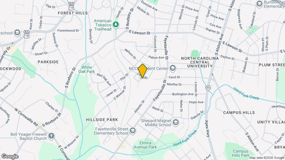 2305 Fitzgerald Ave Map and Location Details