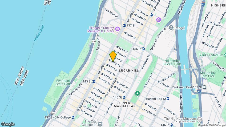 540 W 150th St Map and Location Details