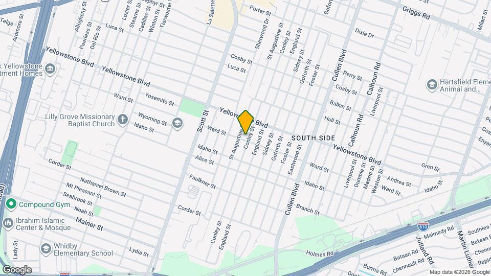 4031 Ward St Map and Location Details