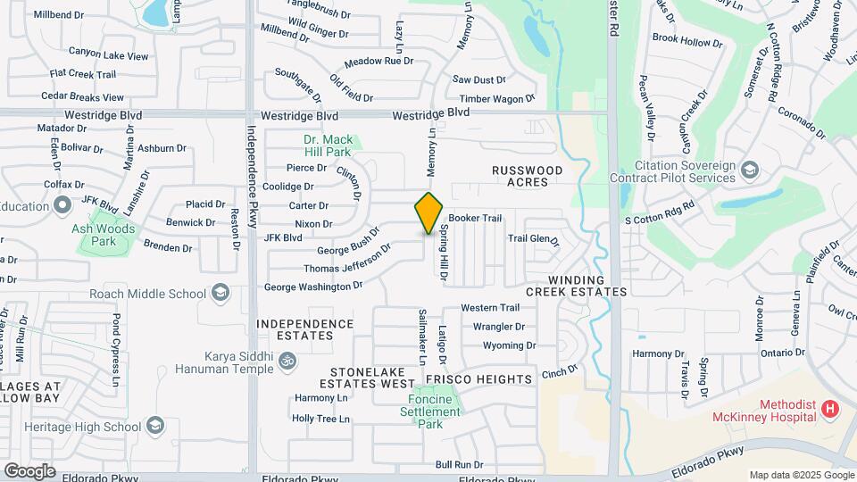 2217 Teddy Roosevelt Dr Map and Location Details