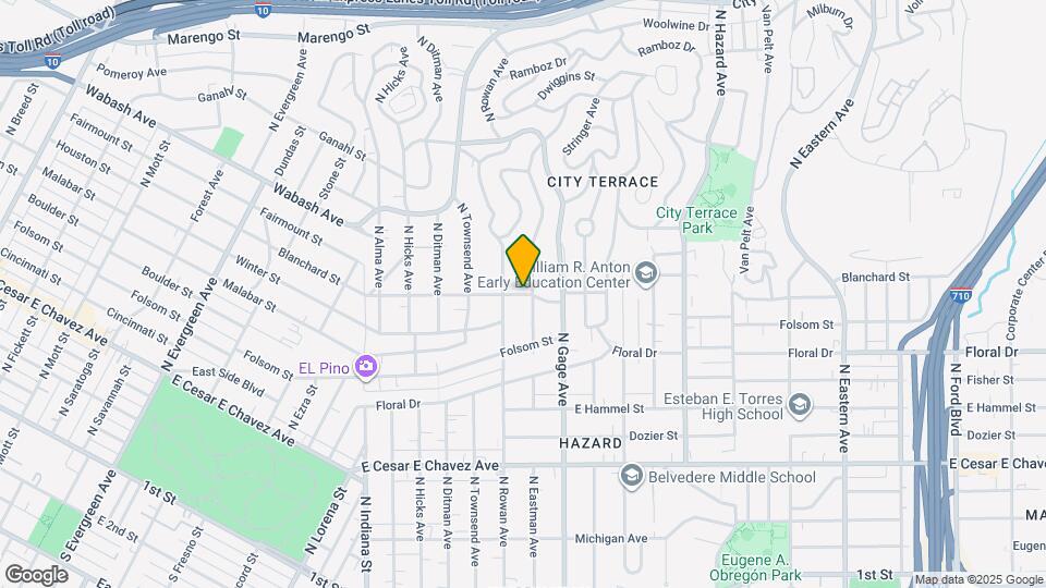 1023 N Gage Ave, Unit Casa Sebastian Map and Location Details