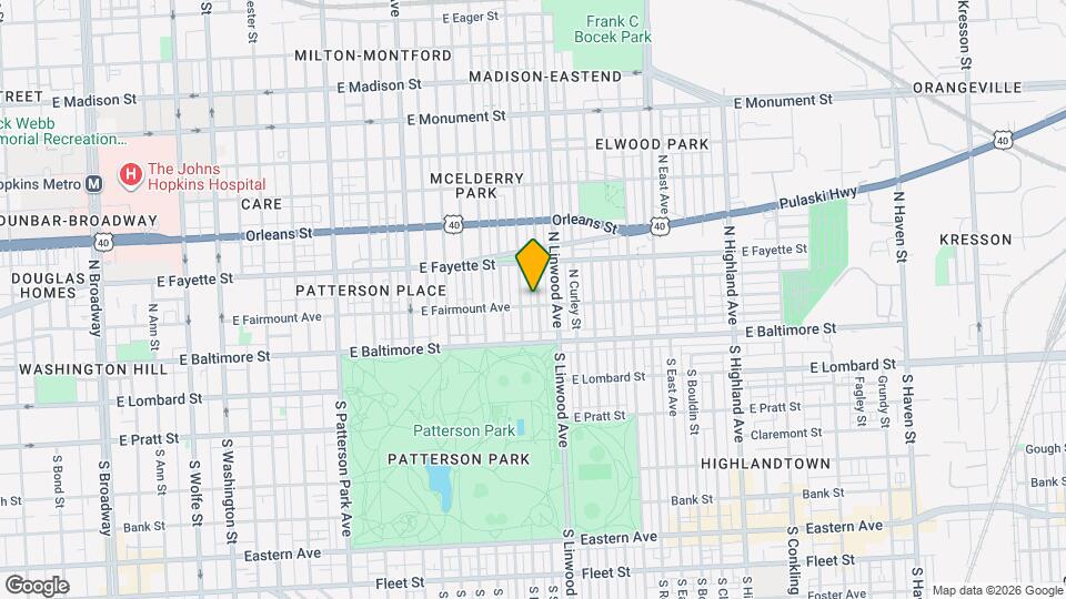 2802 E Fairmount Ave Map and Location Details