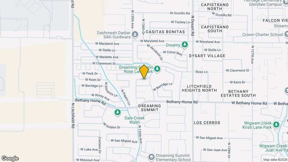 13421 W Keim Dr Map and Location Details