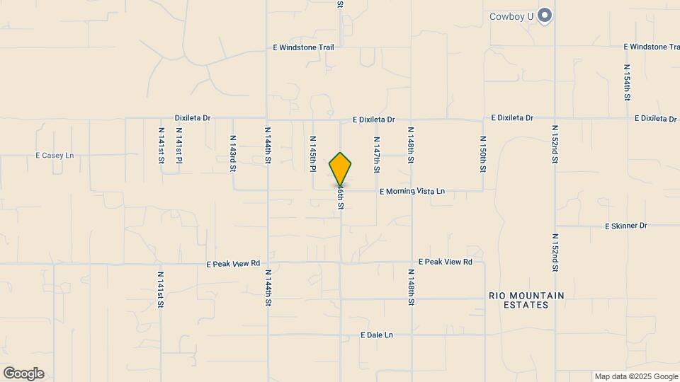 14235 E Morning Vista Ln Mapa y Detalles de la Ubicación