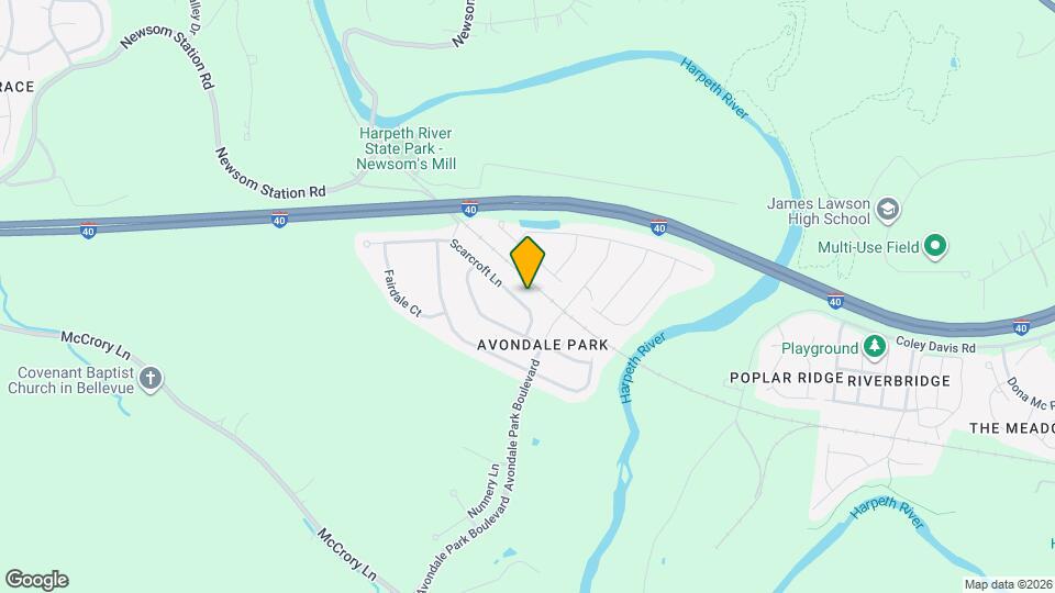 1240 Scarcroft Ln Map and Location Details